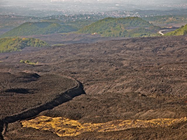 Paysage lunaire de l'Etna