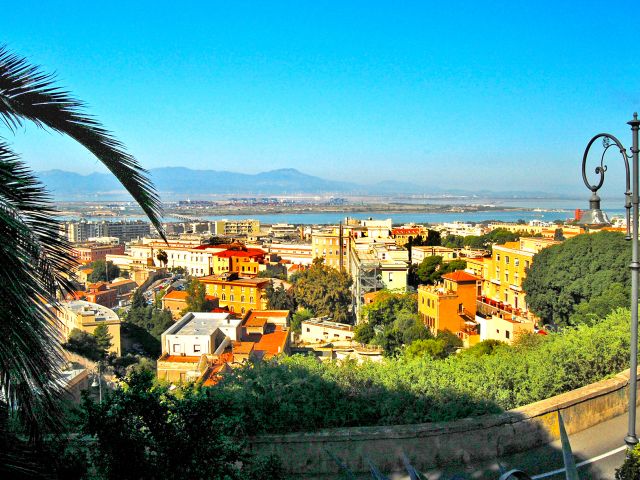 Panorama depuis le parc du Monte Urpinu