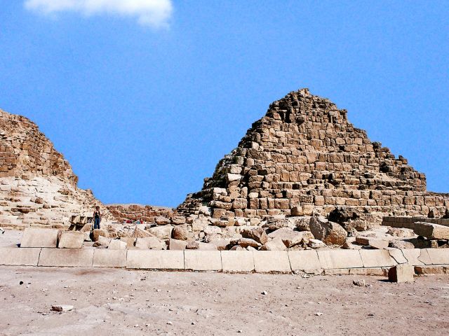 Pyramides de la nécropole de Gizeh