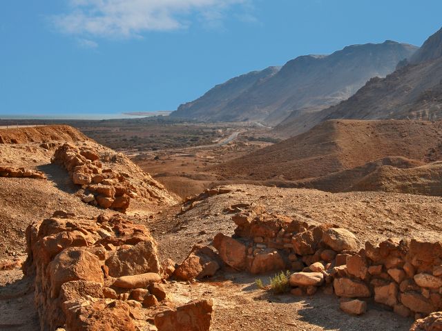 Paysage de Qumrân