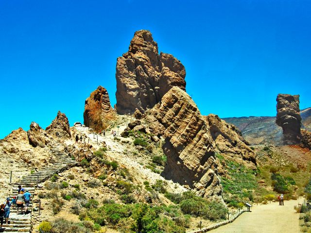 Formations rocheuses du parc national du Teide