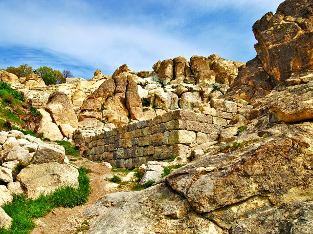 Ruines de l'ancienne ville de Perperikon