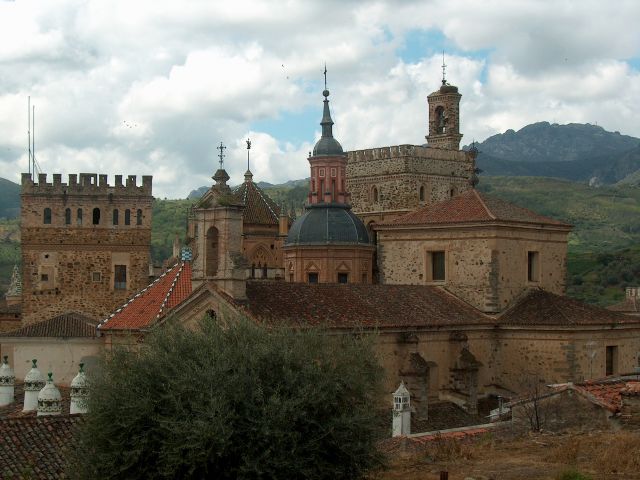 Vue du monastère royal de Santa María de Guadalupe