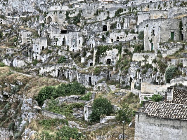 Vue sur les Sassi de Matera