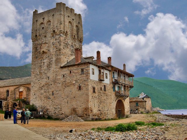 Ancrage du monastère Zograf