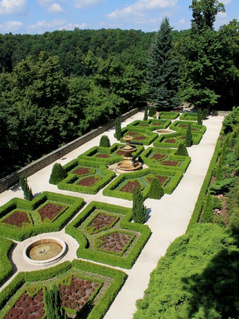 Jardin en terrasse, château Fürstenstein