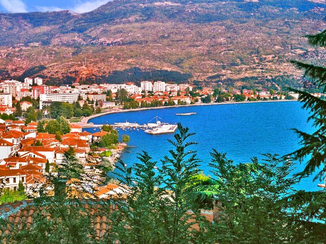 Vue d'Ohrid