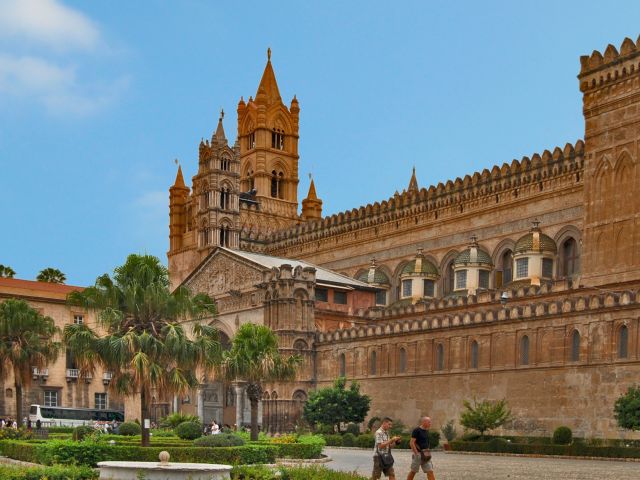 Vue de la cathédrale de Palerme