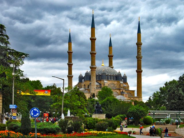 Vue de la mosquée Selimiye