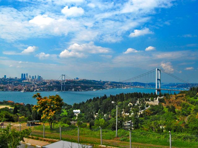 Vue du pont du Bosphore