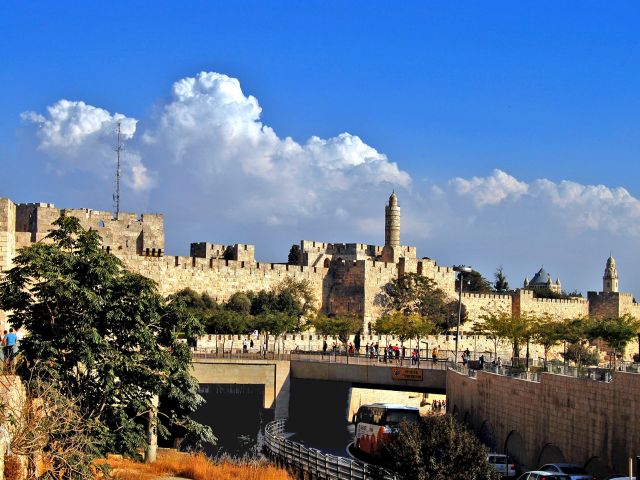 Vue de la vieille ville de Jérusalem