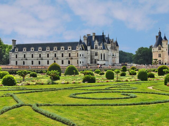 Vue du château de Chenonceau