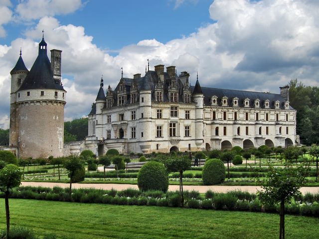 Vue du château de Chenonceau