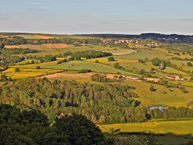 Vue sur la vallée