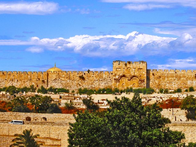 Remparts de la vieille ville de Jérusalem