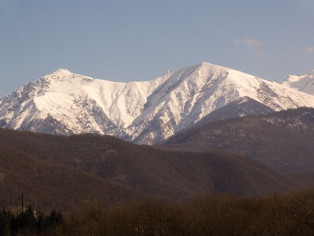 Vue du Caucase de l'Ouest