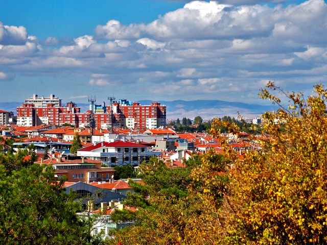 Vue depuis le musée des civilisations anatoliennes