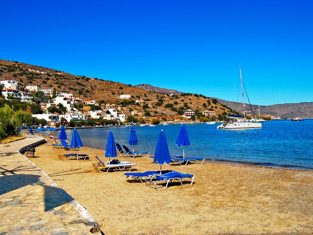 Plage à Elounda