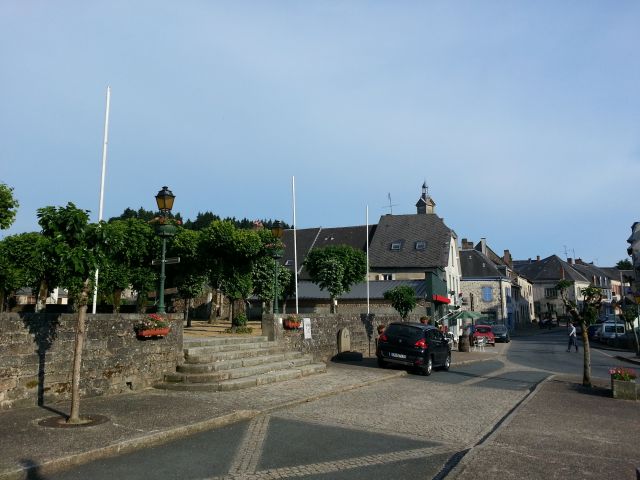 Vue de Bénévent-l'Abbaye