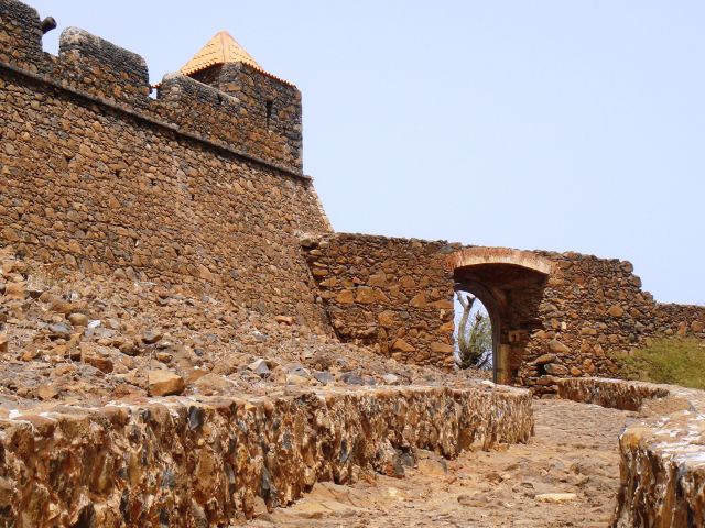 Entrée de la forteresse de Cidade Velha