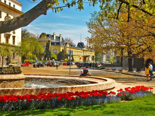 Espace vert à Sofia