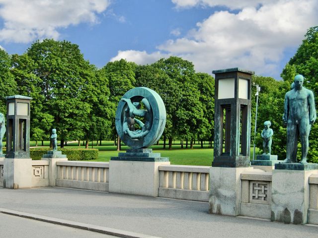 Sculptures, parc Vigeland, Oslo