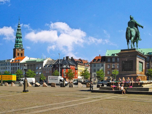 Statue équestre de Frédéric VII, palais de Christiansborg