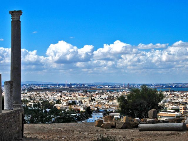 Vue depuis Carthage