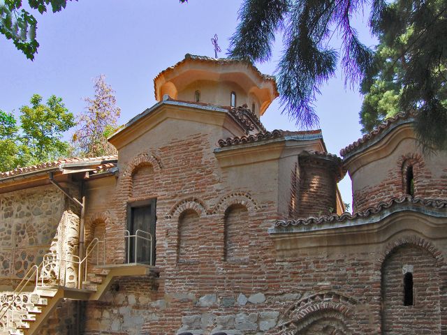 Vue de l'église de Boyana à Sofia