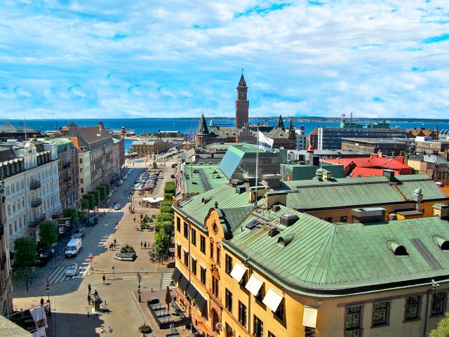 Vue d'Helsingborg