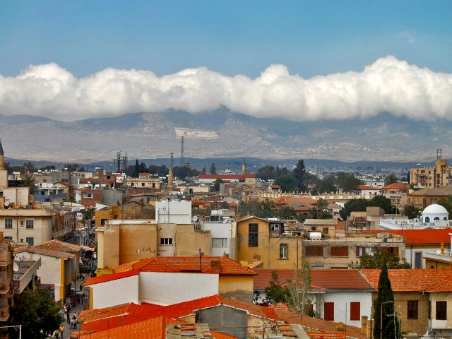 Vue du nord de Nicosie