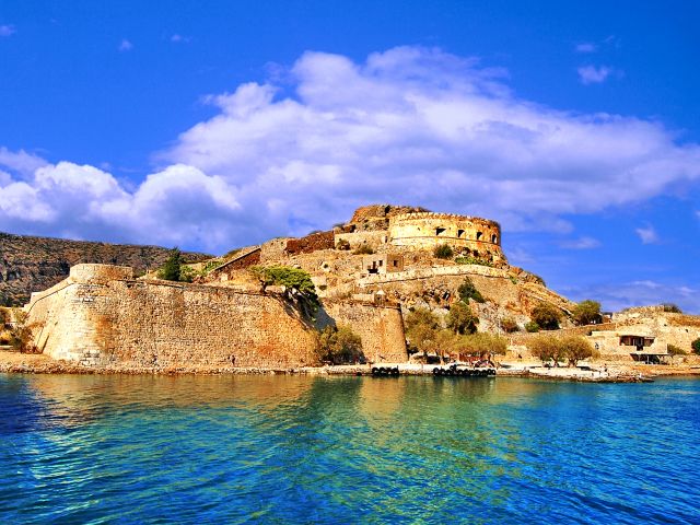 Vue de l'île Spinalonga