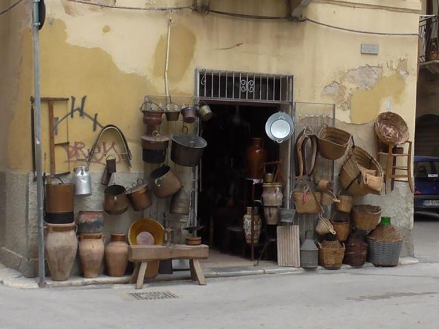 Ruelles de la vieille ville de Trapani