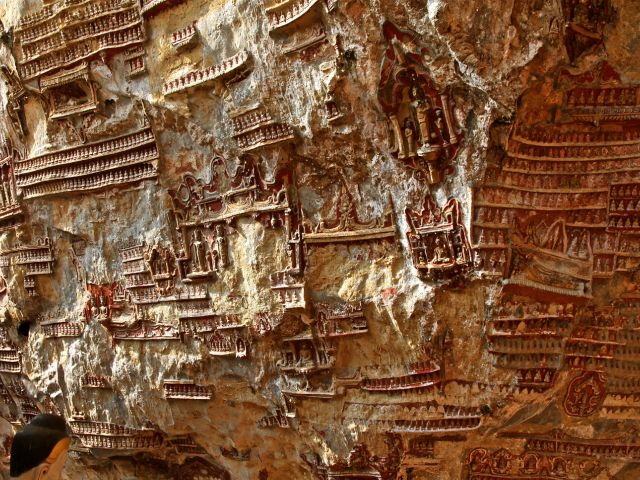 Bouddhas d’argile, Grotte Kaw Gun