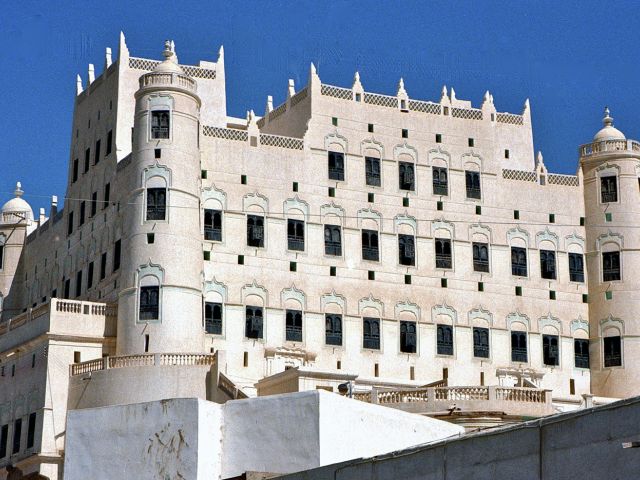 Palais du sultan à Shibam