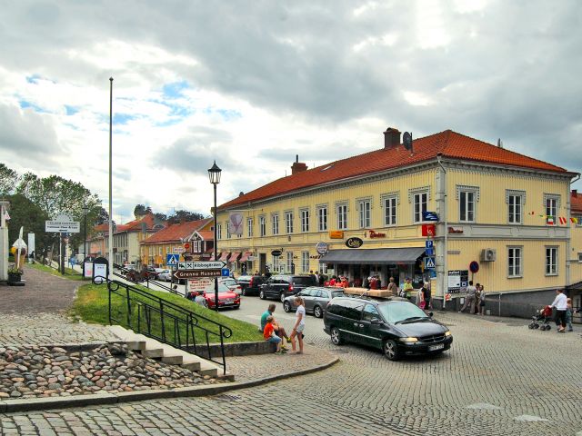 Vue du centre-ville de Gränna
