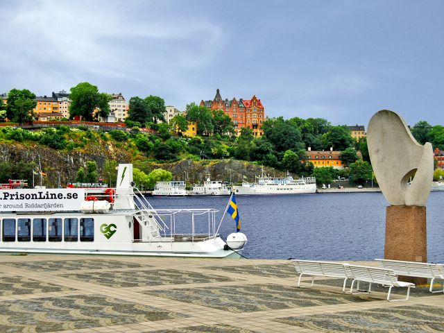 Vue de Stockholm depuis Gamla stan