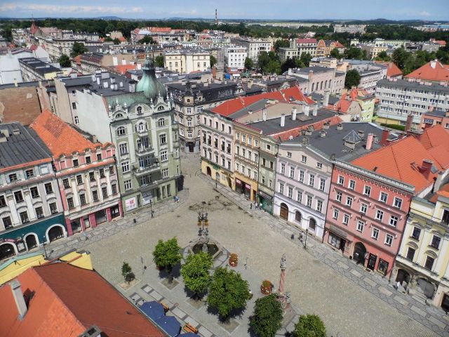 Vue de Świdnica depuis une tour