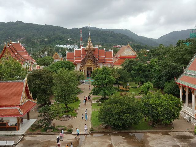 Vue du Wat Chalong