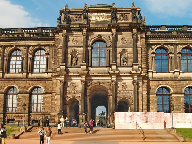 Porte Wildruffer Tor, Zwinger, Dresde