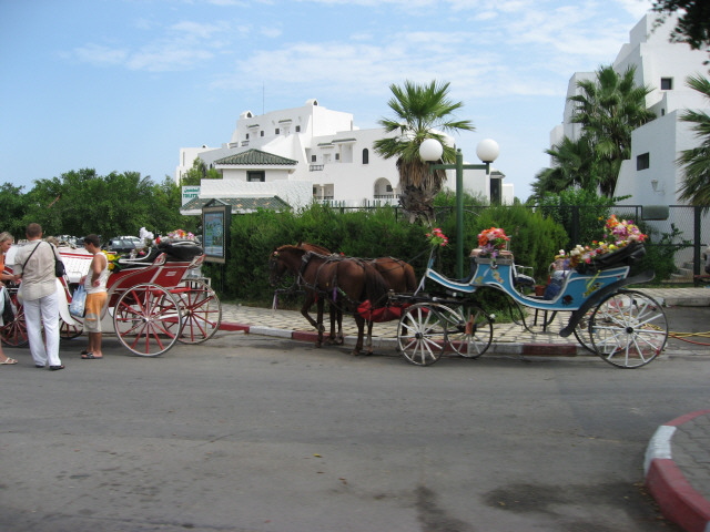 Cab with horses