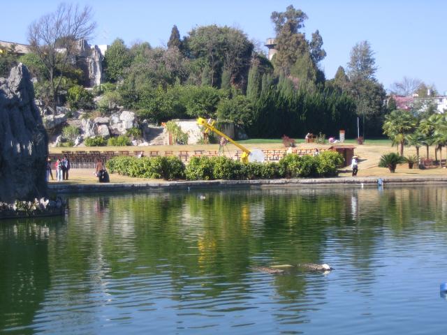 Crystal-clear lake