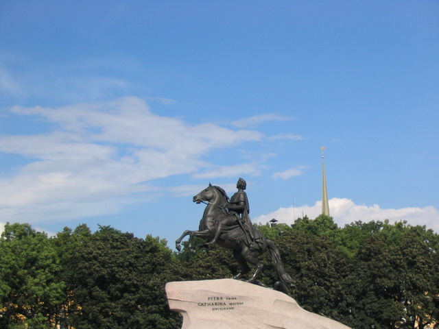 Falconet's statue of Peter I