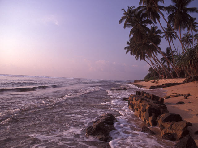 Beach, end of the day