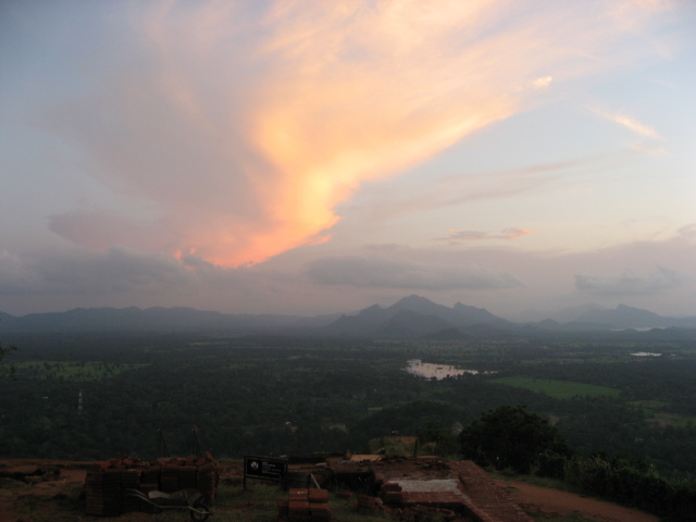 Cloudy sunset