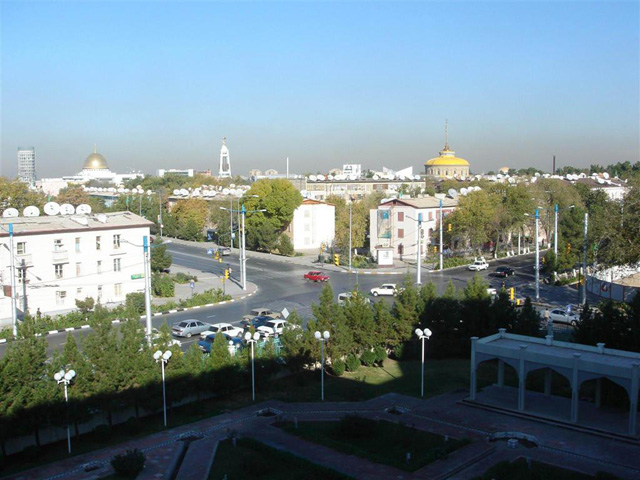 Ashgabat skyline