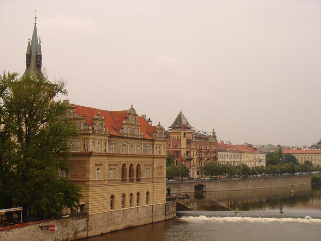 Vltava river bank