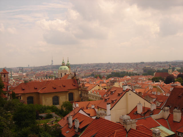 Prague rooftops