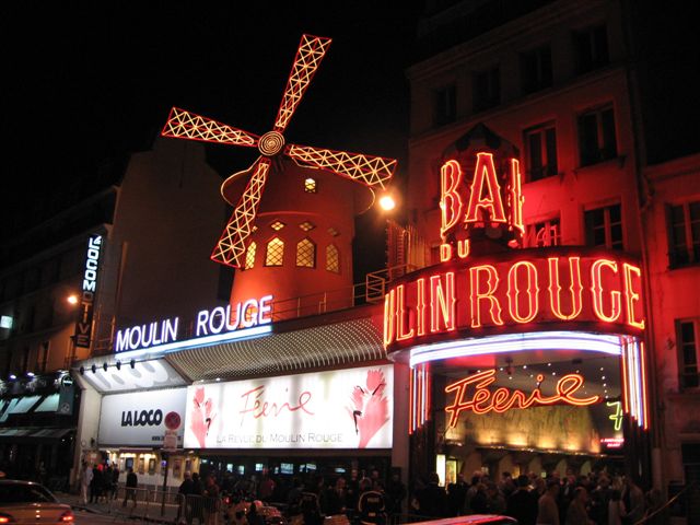Moulin Rouge by night