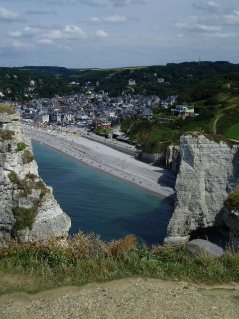 View of Etretat